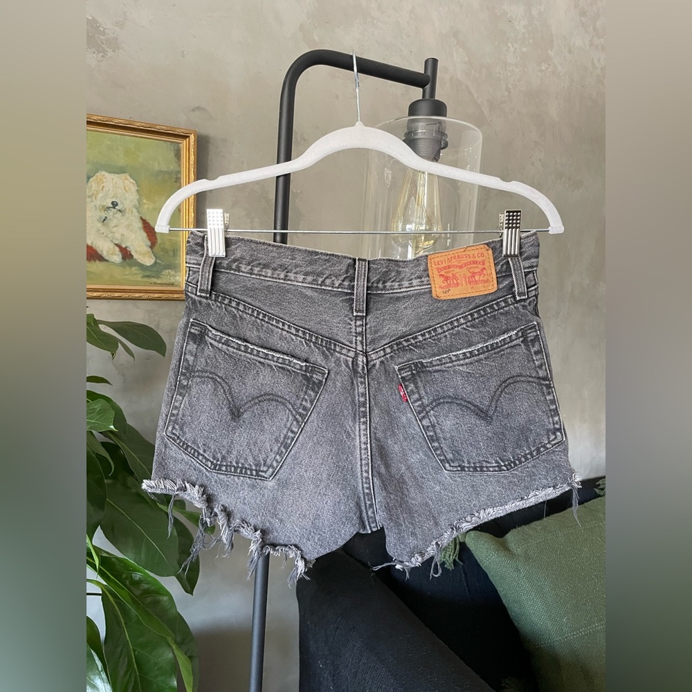 Levi Shorts (size 25) Washed Black